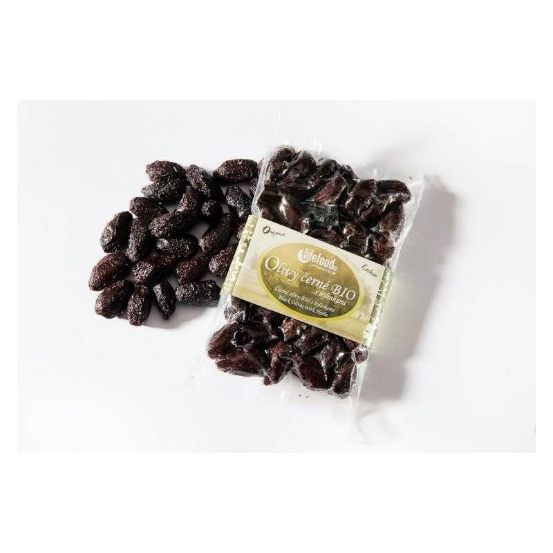 Masline negre Botija cu samburi eco-bio 150g - Lifefood