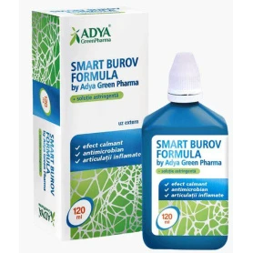 SMART BUROV FORMULA - SOLUTIE BUROV, 120 ml - ADYA GREEN PHARMA