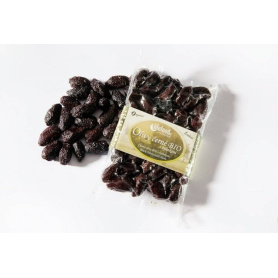 Masline negre Botija cu samburi si ierburi raw eco-bio 150g - Lifefood