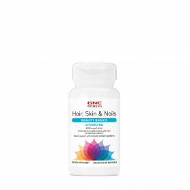 Gnc Women's Hair, Skin & Nails Advanced, Advanced Formula For Healthy Hair, Skin And Nails, 60cps - GNC