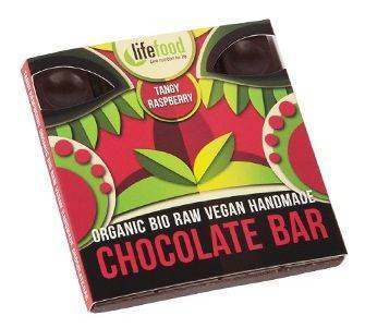 Ciocolata cu zmeura raw eco-bio 35g - lifefood
