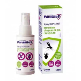 Parasites Spray repelent tantari, SANTADERM, 100ml - VITALIA PHARMA