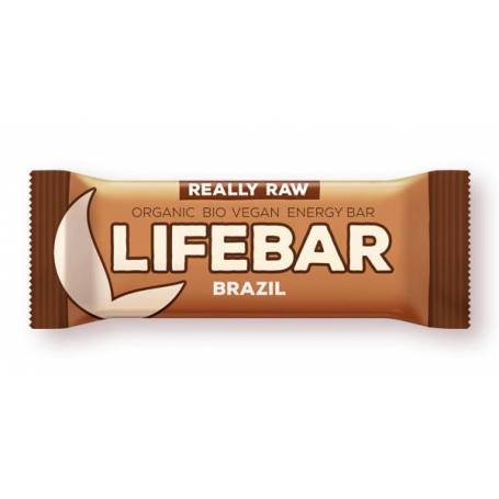 Baton cu nuci braziliene raw eco-bio 47g - Lifebar