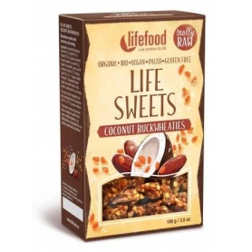 Life Sweets din hrisca germinata si cocos raw eco-bio 100g - Lifefood