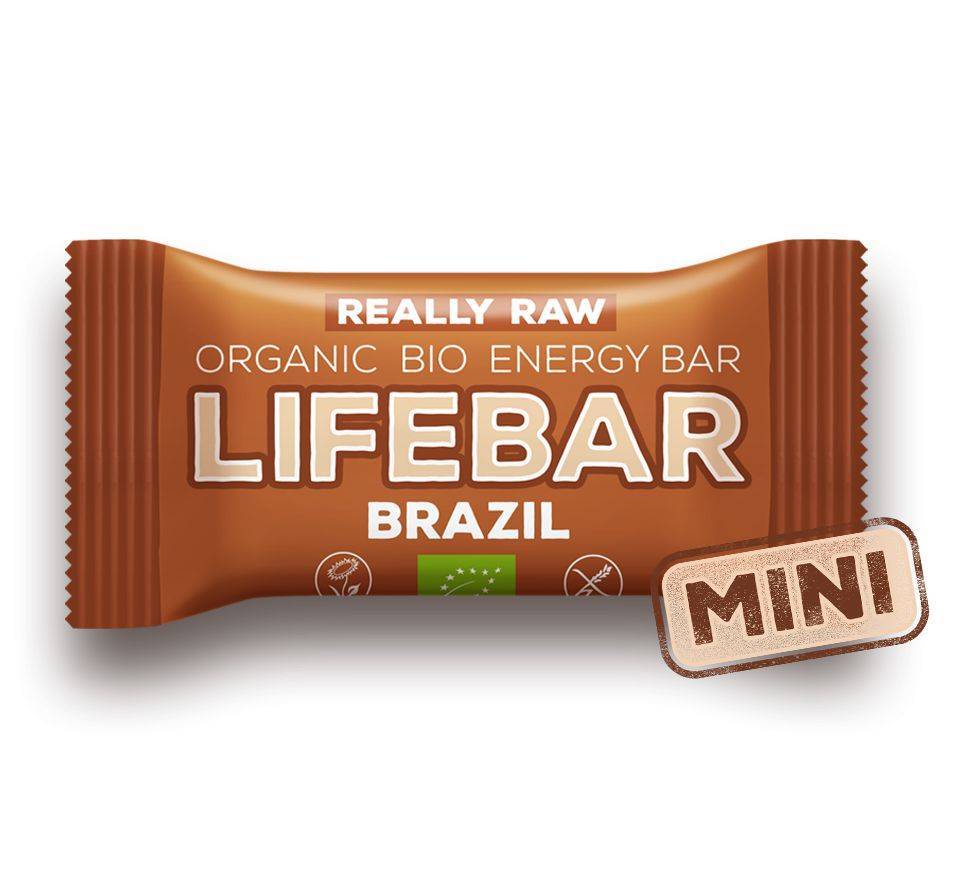 Baton cu nuci braziliene raw eco-bio 25g - lifebar