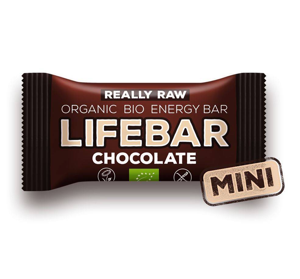 Baton cu ciocolata raw eco-bio 25g - lifebar