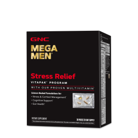 Mega Men Vitapak Stress Relief, Program Reducerea Stresului Barbati, 30 Pachetele, GNC