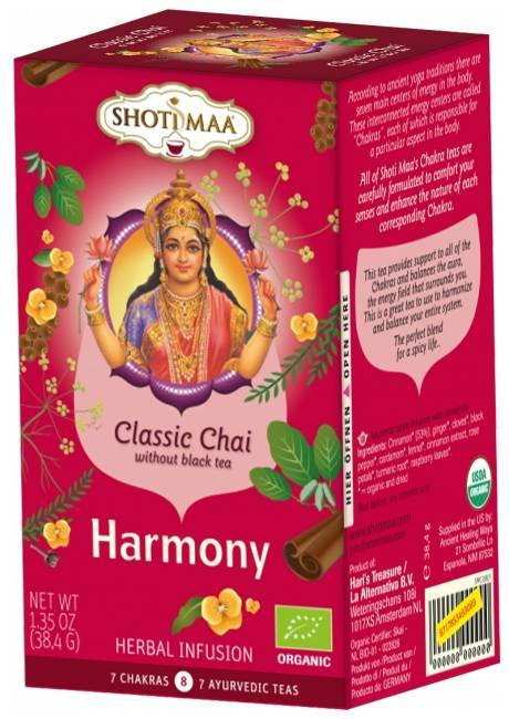 Ceai shotimaa chakras - harmony - chai clasic eco-bio 16dz - shotimaa