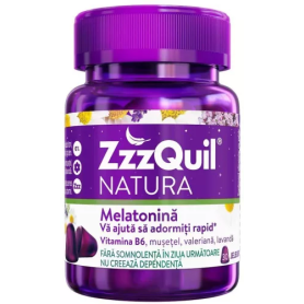 Melatonina complex, 30 jeleuri, ZzzQuil Natura