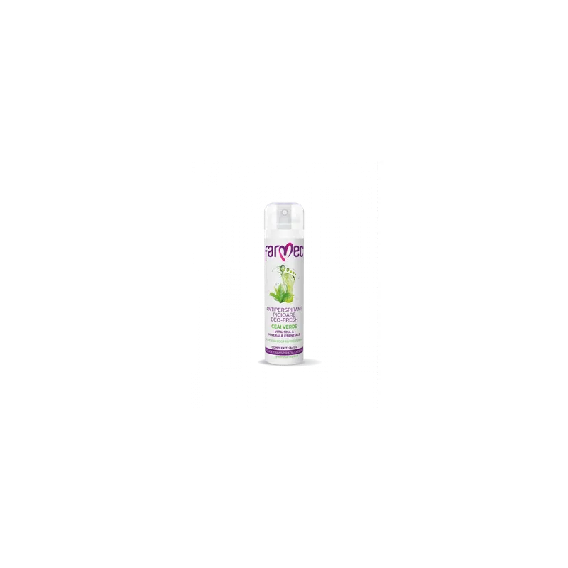 Antiperspirant pentru picioare cu ceai verde, 200ml - Farmec