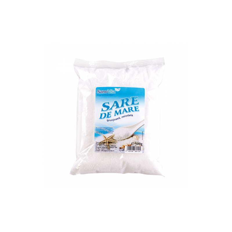 Sarea de mare grunjoasa 500g - Sanovita
