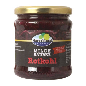 Varza rosie fermentata, eco-bio, 350 g Marschland Naturkost