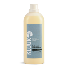 Detergent ecologic universal lichid pentru rufe colorate si albe, 1L, Kluuk