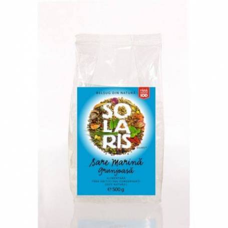 Sare de mare grunjoasa Solaris 500g