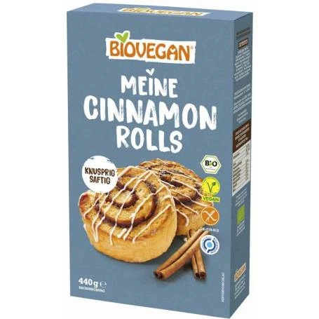 Mix pentru rulouri cu scortisoara, vegan, eco-bio, 440g, Biovegan