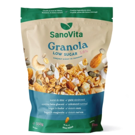 GRANOLA LOW SUGAR, 350g, SANO VITA