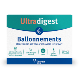 ULTRADIGEST BALLONNEMENTS - impotriva balonarii - 30 capsule vegetale, VITAVEA