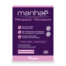 MANHAE MENOPAUSE - echilibru la menopauza si premenopauza - 30 capsule moi, VITAVEA
