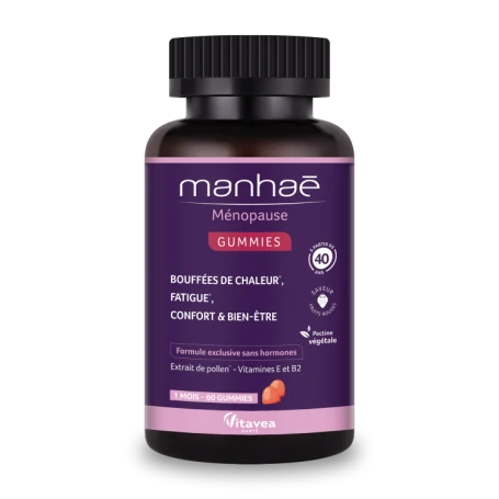 MANHAE MENOPAUSE GUMMIES 60 jeleuri pentru menopauza, VITAVEA