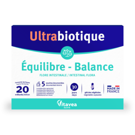 ULTRABIOTIQUE EQUILIBRE - flora bacteriana echilibrata, 30 capsule vegetale, VITAVEA