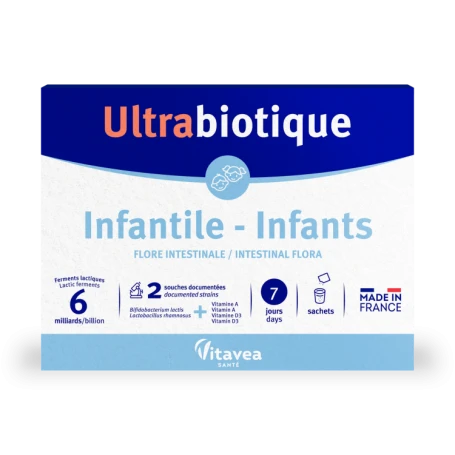 ULTRABIOTIQUE INFANTILE - probiotic copii - 7 plicuri, VITAVEA