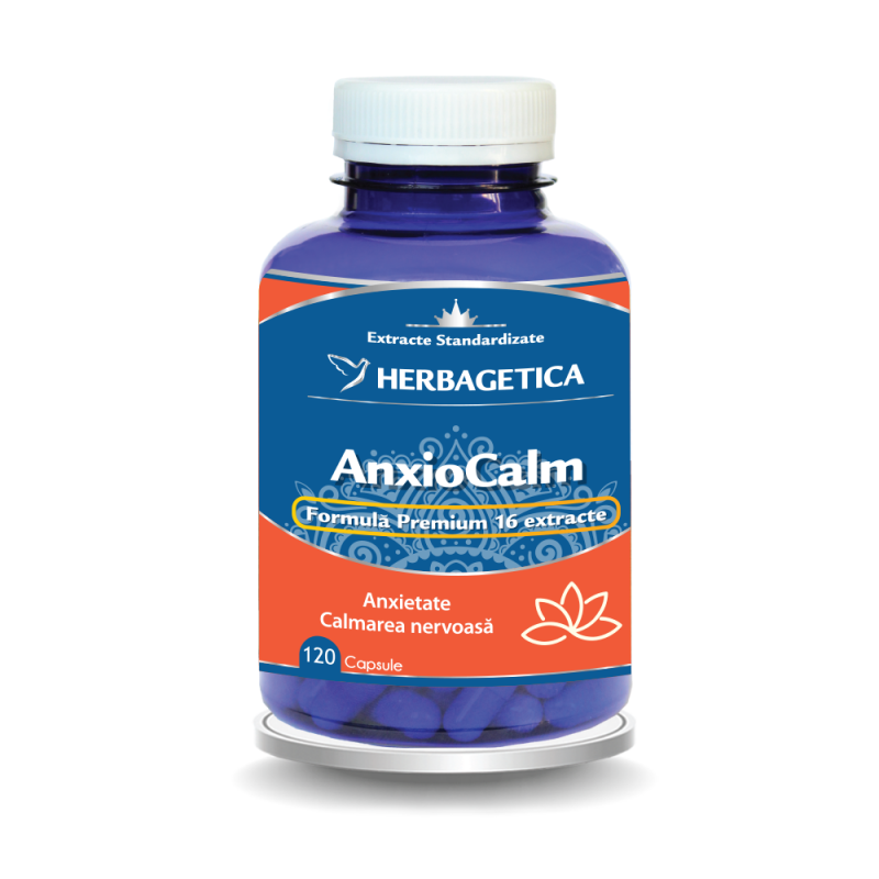 AnxioCalm, 120 capsule, HERBAGETICA