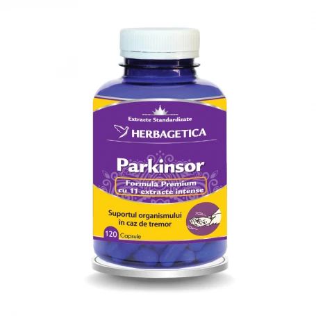 PARKINSOR - supliment Parkinson, 120 capsule, Herbagetica