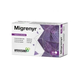 MIGRENYR -supliment migrene, 30 cp, NYRVUSANO PHARMACEUTICALS