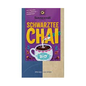 CEAI NEGRU - „Black Chai” - eco-bio, 18 plicuri, SONNENTOR