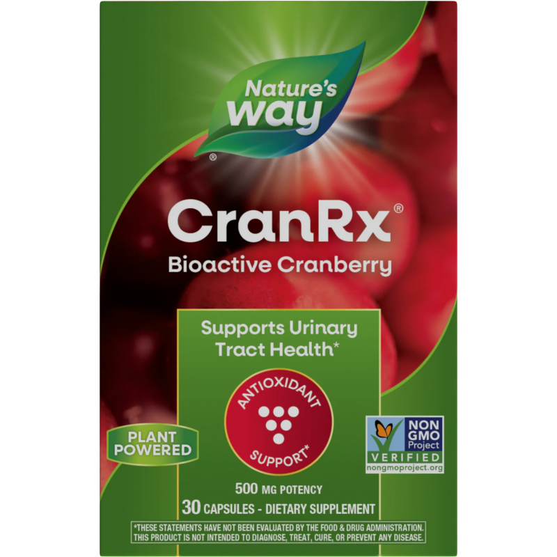 CranRx - bioactive cranberry - 30 caps veg, Natures Way - Secom