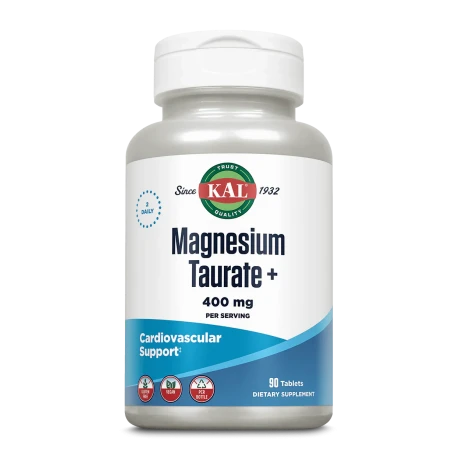 Magnesium Taurate Plus 400mg, 90 tablete, KAL - Secom
