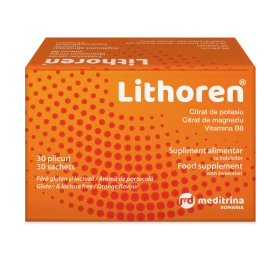 LITHOREN - litiaza renala - 30 plicuri,  Meditrina Pharmaceuticals