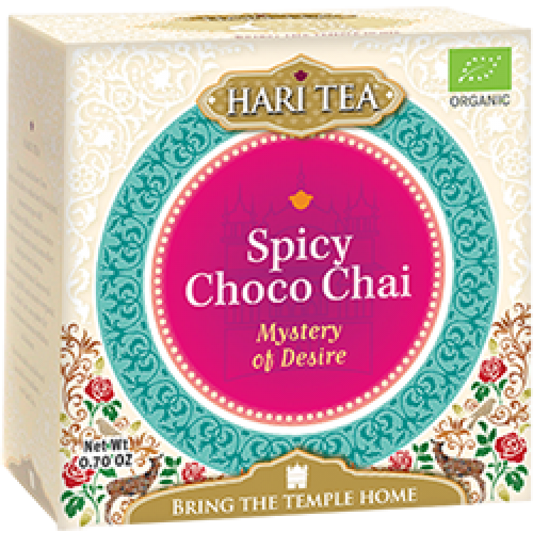 Ceai premium - mystery of desire - spicy choco chai eco-bio 10dz - hari tea