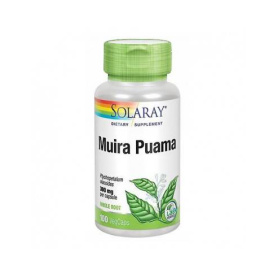 Muira Puama, tonic fizic si mental, 300 mg, 100 capsule vegetale, Secom