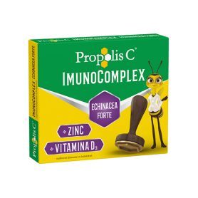 Propolis C Echinaceea Forte, cu zinc si Vit. D, 20 Comprimate - FITERMAN PHARMA
