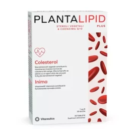 PLANTALIPID PLUS - colesterol normal, inima sanatoasa, 30 comprimate, VITACEUTICS