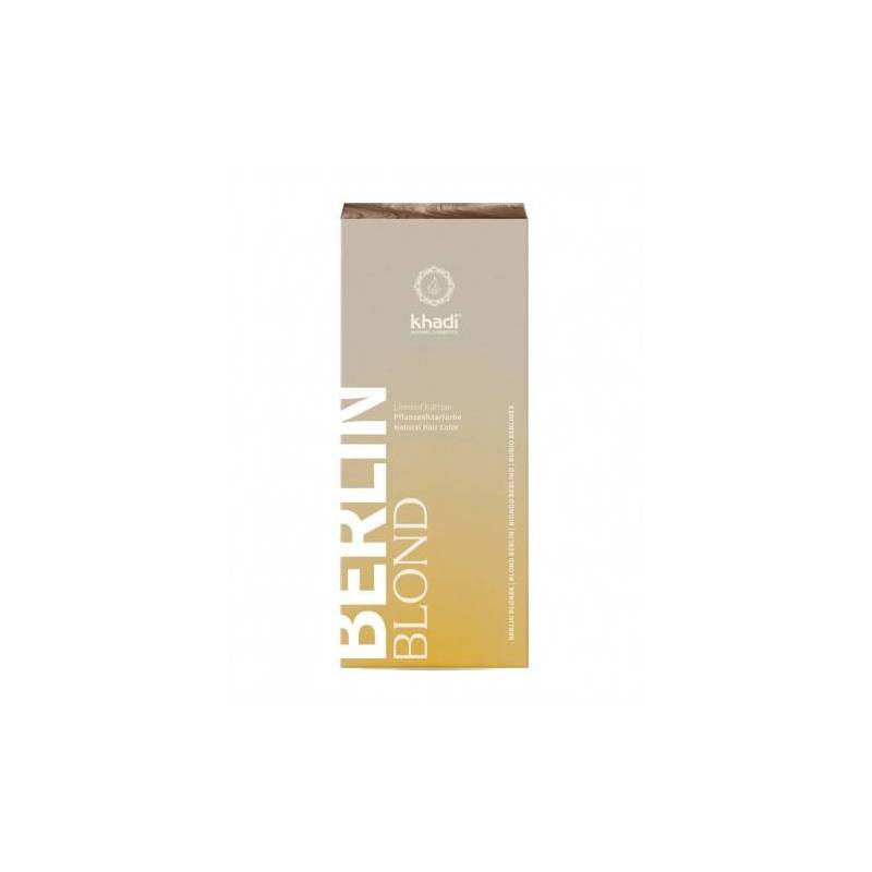 Vopsea de par naturala - Blond Berlin, blond cenusiu, 100 g – Khadi