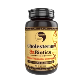 CHOLESTERAN 3XBIOTICS, ajuta la diminuarea colesterolului din sange, 40 capsule, Medica - Pro Natura