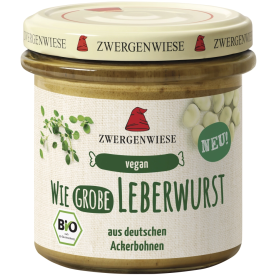 Crema tartinabila vegana Leberwurst - pate cu gust de caltabos - eco-bio, 135 g, Zwergenwiese