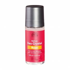 Deodorant Roll-on, fara aluminiu, cu trandafir, eco-bio, 50 ml, Urtekram