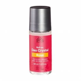 Deodorant Roll-on, fara aluminiu, cu trandafir, eco-bio, 50 ml, Urtekram