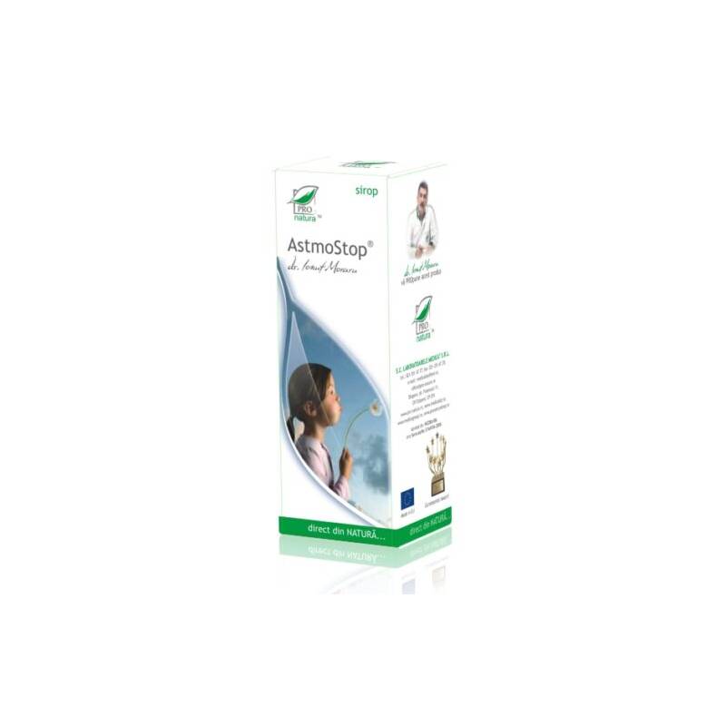 Astmostop, reduce manifestarile alergenice respiratorii, 100 ml,