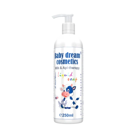 Sapun lichid pentru bebelusi, Baby Dream Cosmetics Milk Api Therapy, 250 ml, Medica - Pro Natura