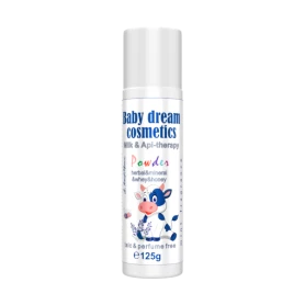 Pudra pentru bebelusi, Baby Dream Cosmetics Milk Api - Therapy, 125 g, Medica - Pro Natura