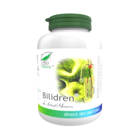 Bilidren, sustine functia biliara, 200 capsule, Medica - Pro Natura