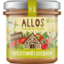 Crema tartinabila cu rosii cherry si busuioc, eco-bio, 135 g, Allos