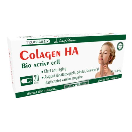 Colagen Ha, Bio active cell, 30 capsule, Medica - Pro Natura