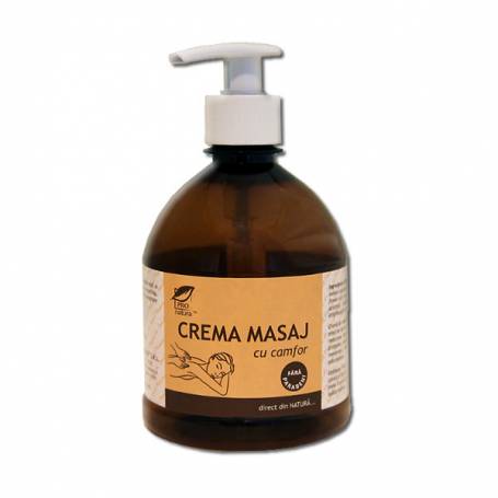 Crema de masaj cu Camfor, 500 ml, Medica - Pro Natura