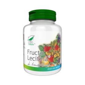 Fructo Lecitina, asigura troficitatea pielii, 200 capsule, Medica - Pro Natura