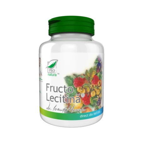 Fructo Lecitina, asigura troficitatea pielii, 200 capsule, Medica - Pro Natura